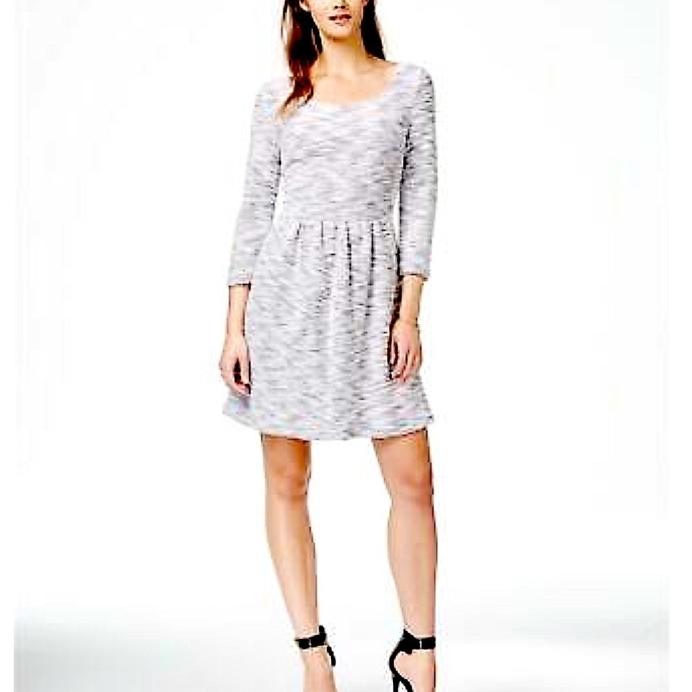 MAISON JULES Womens Space Dye Sweater Dress size M
